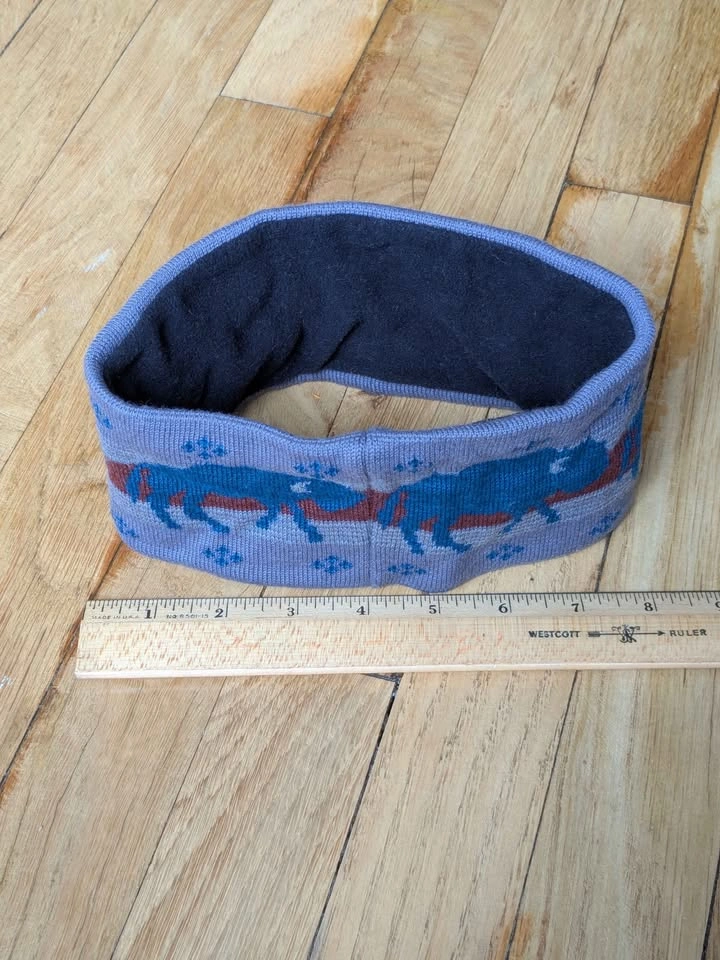 Pendleton Buffalo Bison Knit Fleece-Lined Headband Ear Warmer - photo 5