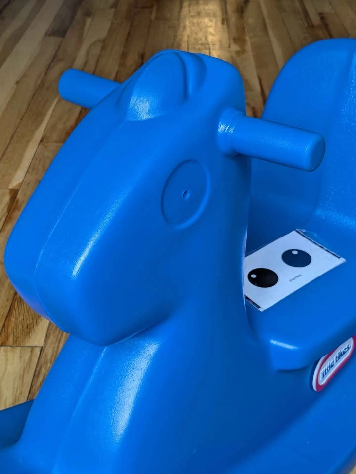 Little Tikes Blue Rocking Horse Toddler Ride-On Toy - photo 3