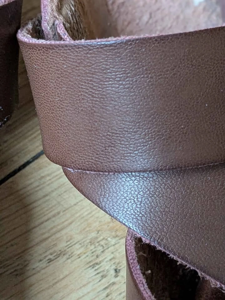 MIA Amore Genuine Leather Sandals Women’s Size 8 Brown - photo 5