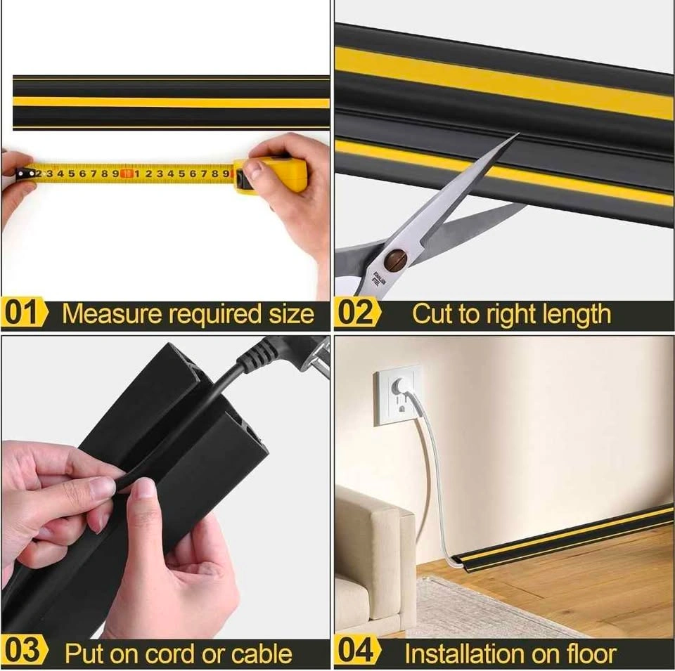 10FT Floor Cord Cover - photo 5
