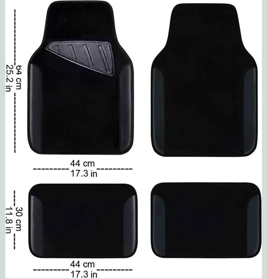 Waterproof Universal Fit Car Floor Mats, Set of 4 - photo 2