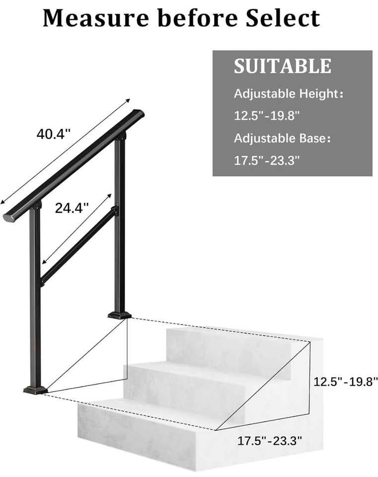 Handrails for Outdoor Steps - photo 2