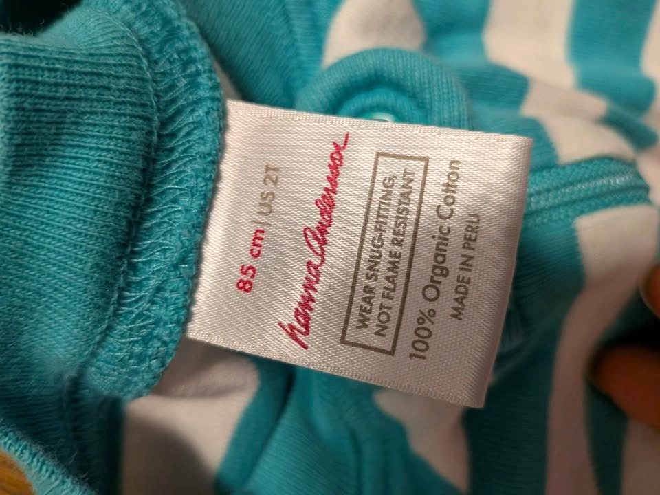 Set of 2 Hanna Andersson 2T Organic Cotton Zip Sleepers - photo 2