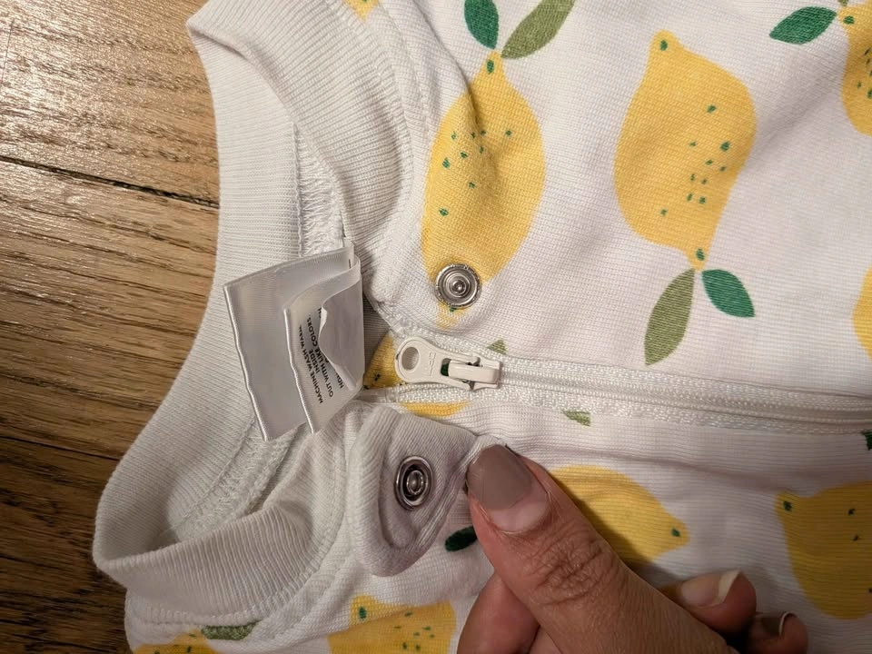 Set of 2 Hanna Andersson 2T Organic Cotton Zip Sleepers - photo 4