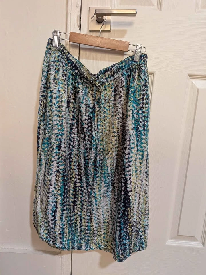 Christopher & Banks Patterned Midi Skirt Size M - photo 2