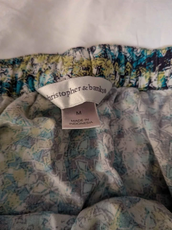 Christopher & Banks Patterned Midi Skirt Size M - photo 4