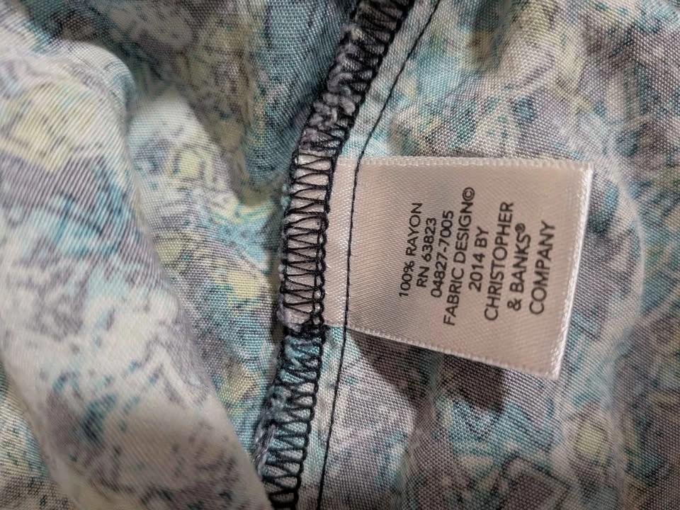 Christopher & Banks Patterned Midi Skirt Size M - photo 5