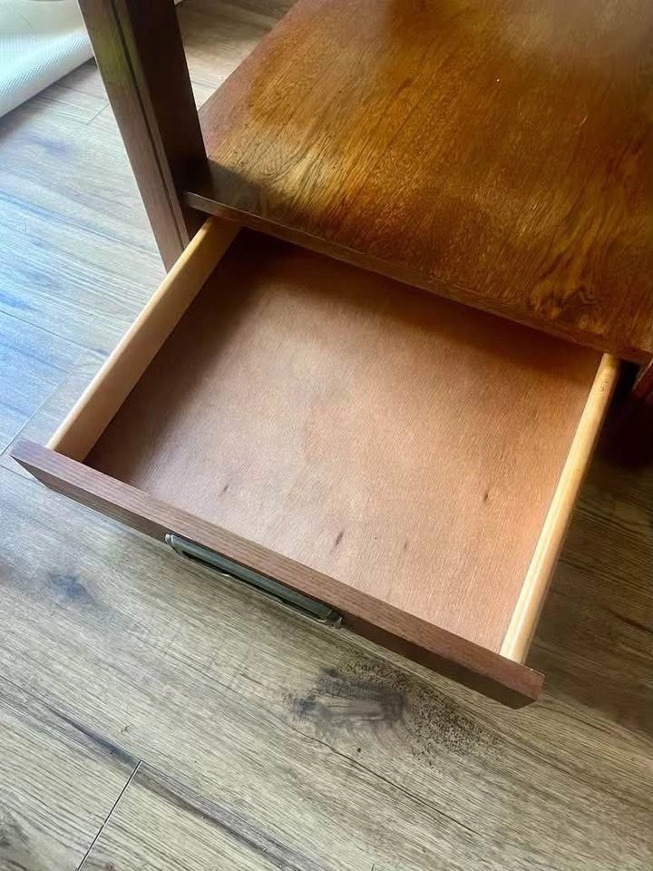 Pair of Vintage Campaign End Tables / Nightstands - photo 5