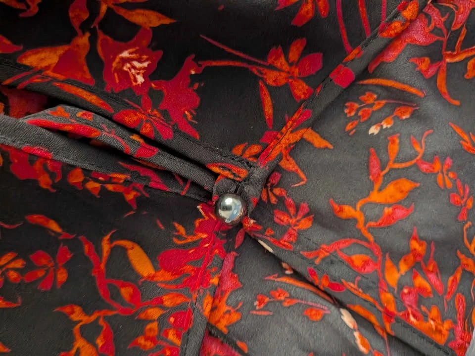 Yessica Floral Long-Sleeve Dress, size M - photo 2
