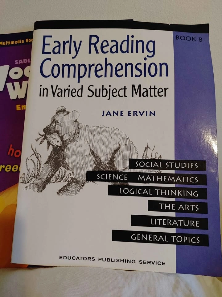 2 English Workbooks & Tote - Sadlier Vocabulary & Reading - photo 5
