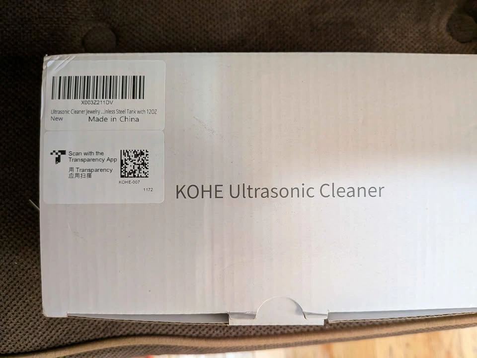 KOHE Ultrasonic Jewelry Cleaner Machine - 48Khz 12OZ - photo 2
