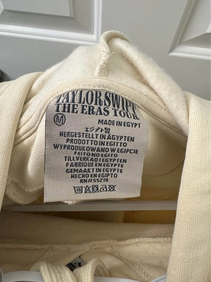 Taylor Swift ERAS TOUR Beige Hoodie (S) - photo 4