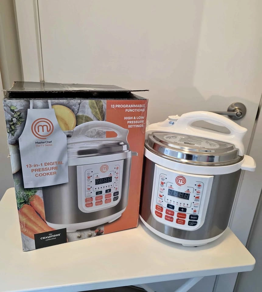 MasterChef Instant Pot – 6 Qt 13-in-1 Digital Pressure Cooker