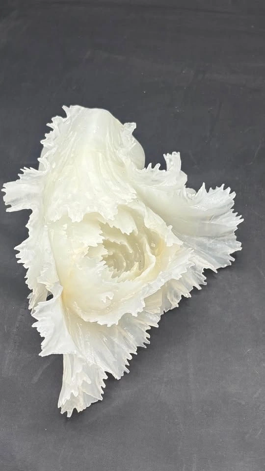 Hardstone Nephrite Jade Cabbage Carvings – Pair or Individual - photo 4