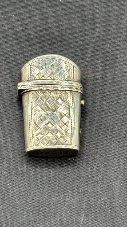 1802 Georgian Sterling Silver Pocket Box / Toothpick Case - photo 2