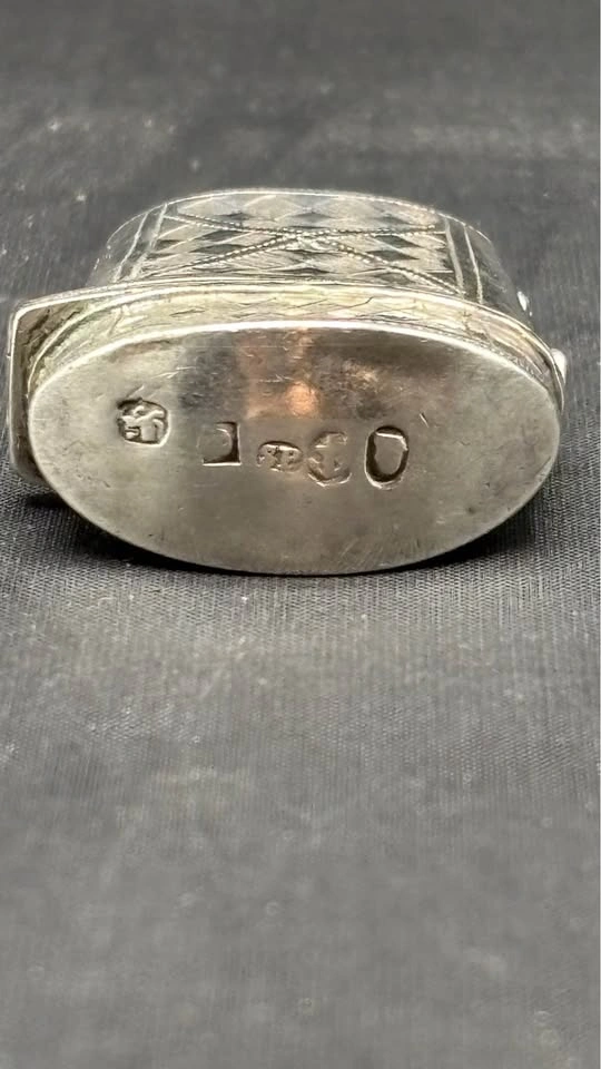 1802 Georgian Sterling Silver Pocket Box / Toothpick Case - photo 5
