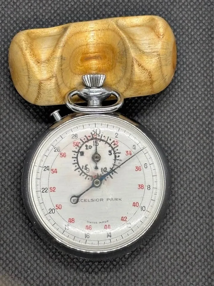 Vintage Excelsior Park Swiss Mechanical Stopwatch