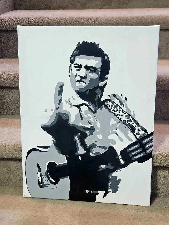 Johnny Cash Canvas Wall Art