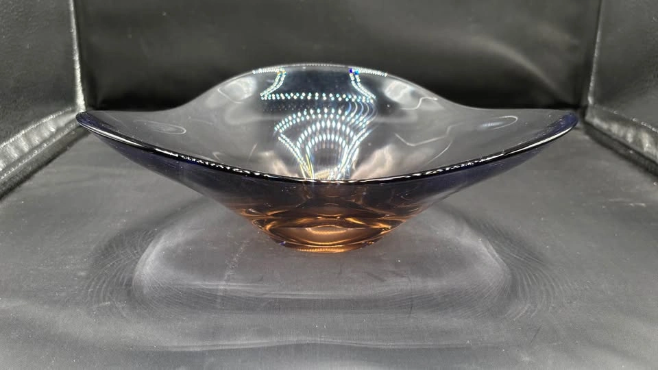 MCM Scandinavian Smoked Amethyst Glass Bowl (Per Lütken) - photo 2
