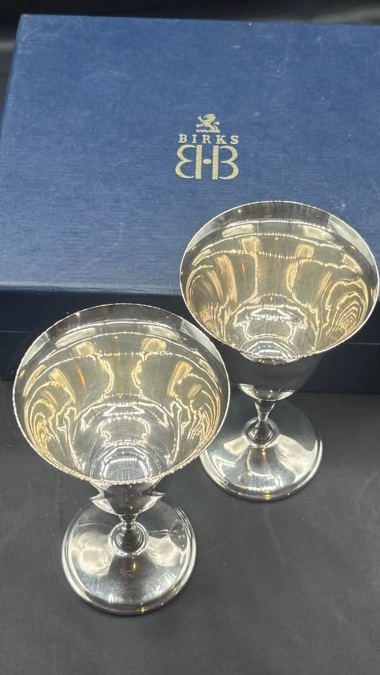 Vintage Birks 8pc Silver Goblet Collection (1970s/80s) - photo 2