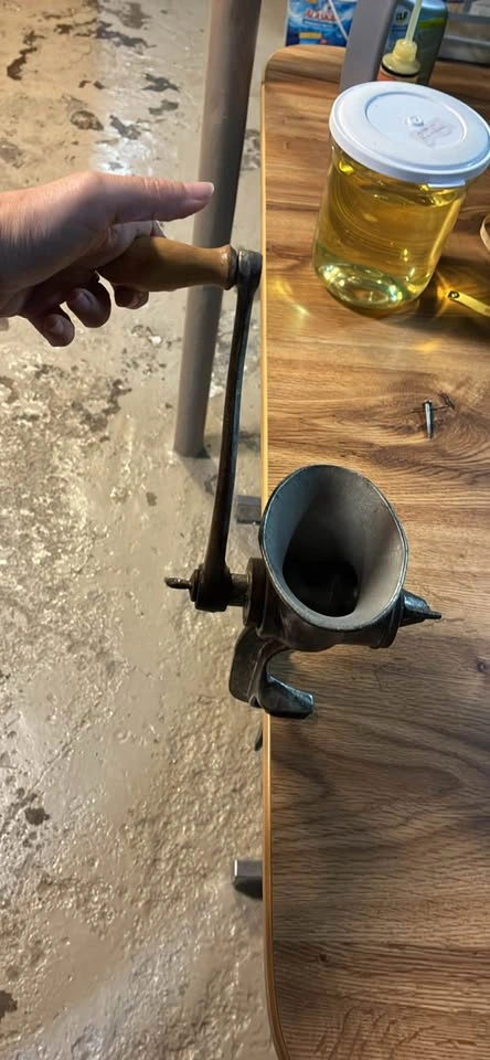 Vintage Porkert No. 2 Cast Iron Meat Grinder / Mincer - photo 3