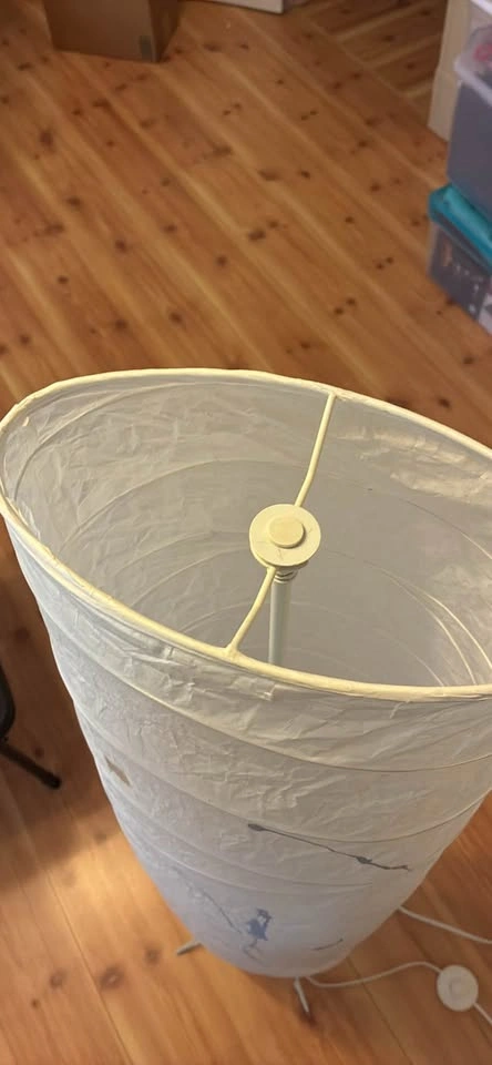 IKEA VICKLEBY Paper Floor Lamp - photo 4
