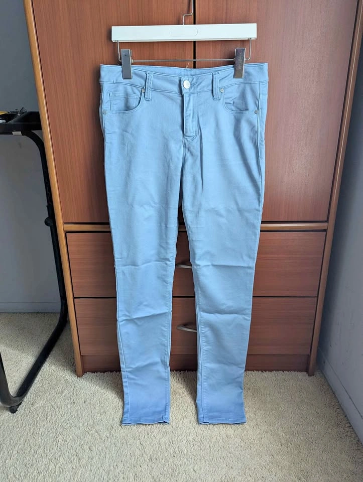 Design Lab skinny fit pants light blue size 28