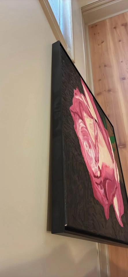 Rose oil painting - photo 2