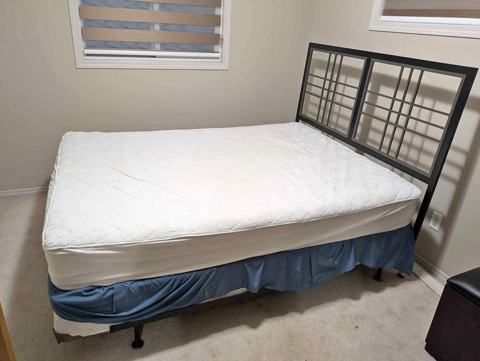 Bed, dresser and study table