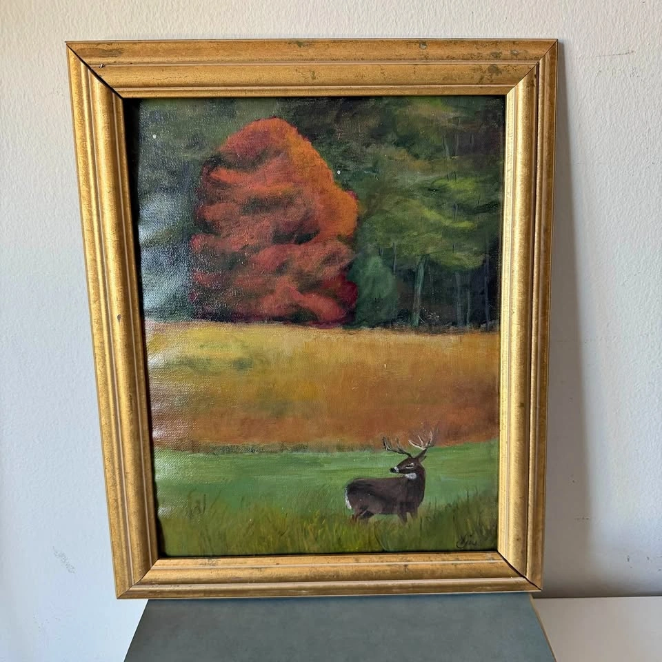 Original Oil Painting “Rifle Crack” (2004) by Williams