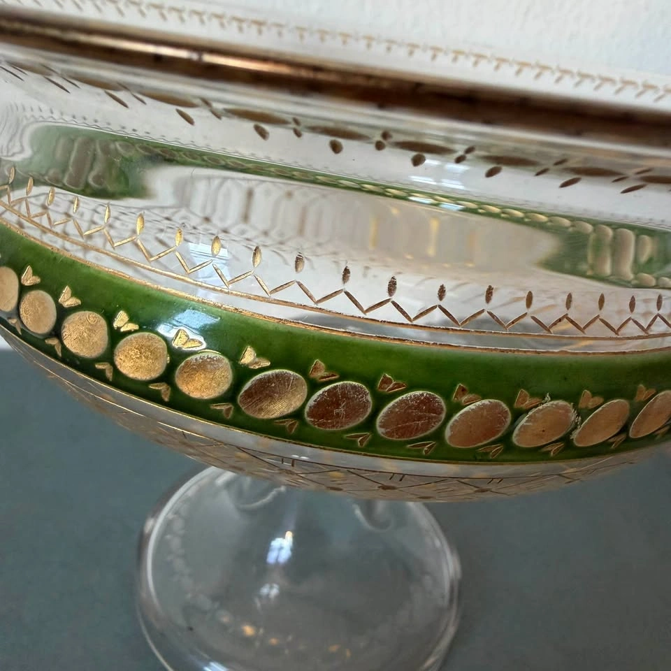 Antique Venetian Murano Glass Coppa Goblet Centerpiece - photo 3