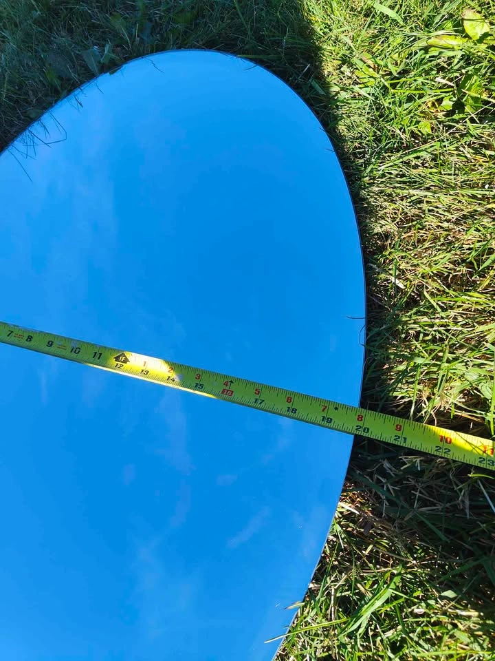 Frameless oval mirror - photo 3