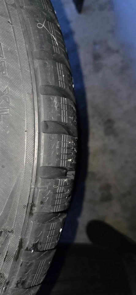 235/45R17 Studded Tires on Aluminum Rims + Spare Tire - photo 4