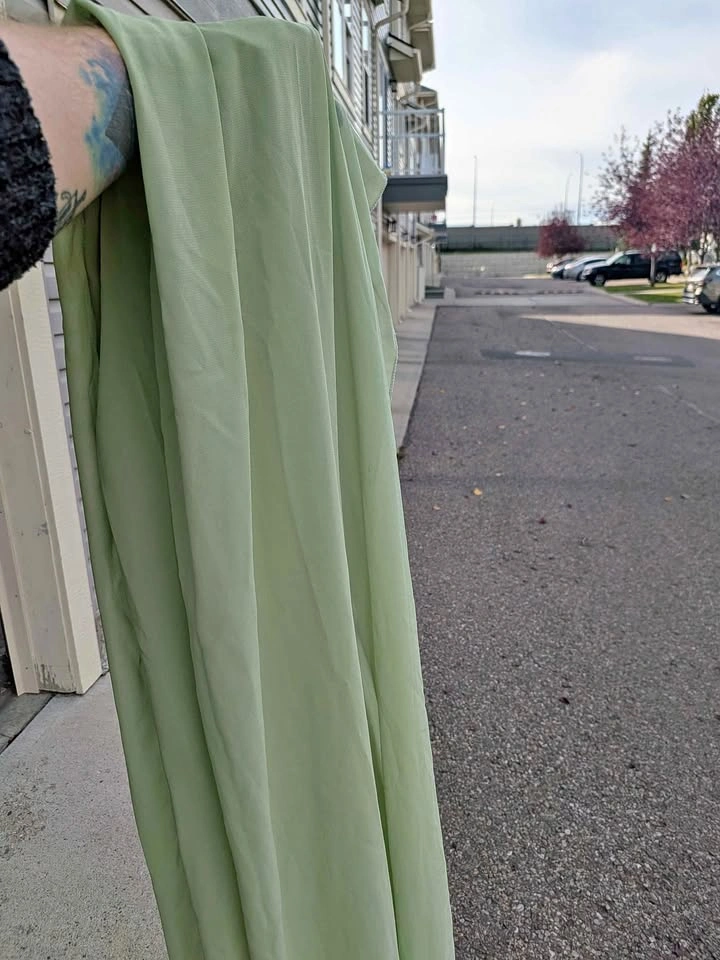 16 available - 3.5ft x 10 ft Sage Green Table Runners