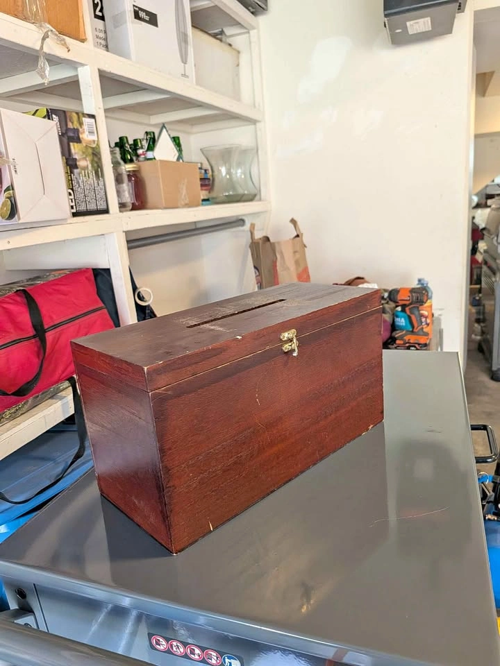 Wooden Envelope Box