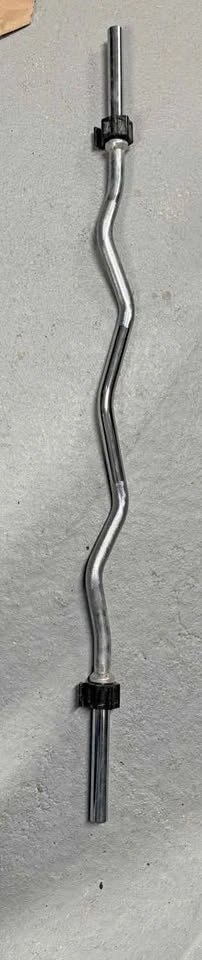EZ Curl Bar with Two 10lb Weight Plates