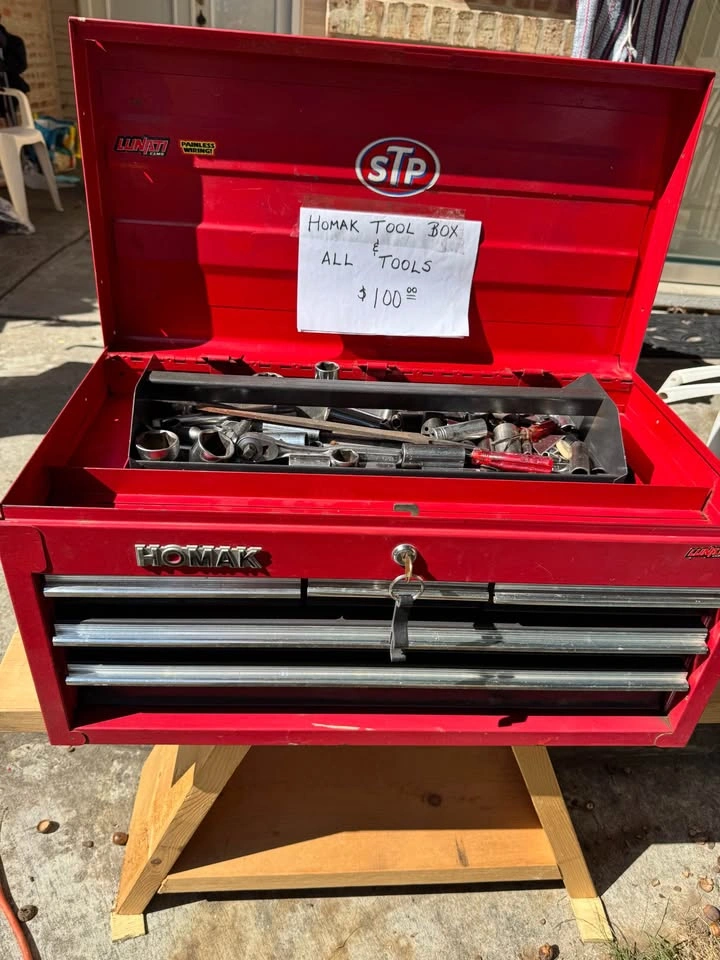 Homak Toolbox with Tools