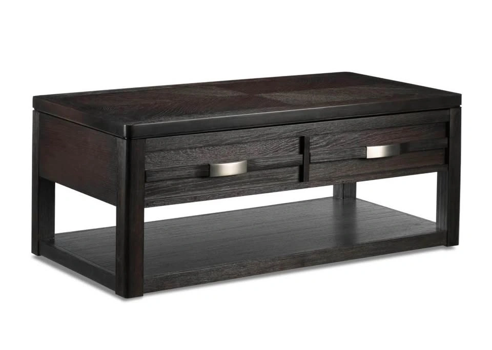 48” Lift-Top Coffee Table – Brown | New - photo 3