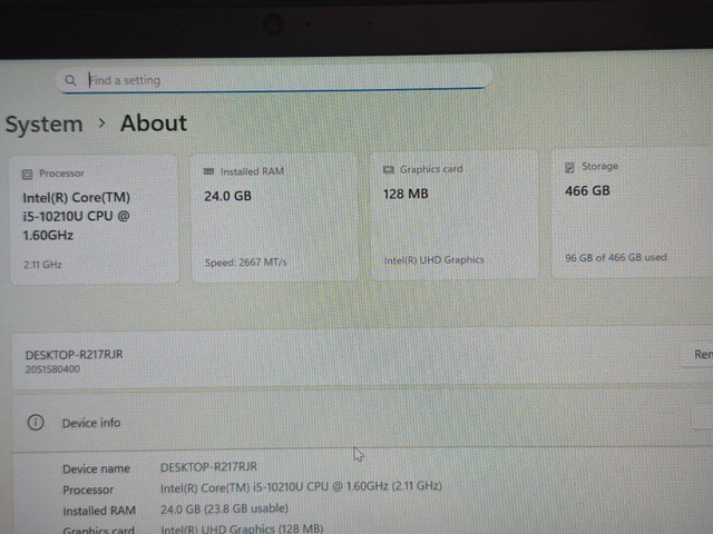 Lenovo ThinkPad T14 Gen 1 – Touchscreen 16GB RAM / 512GB SSD - photo 3