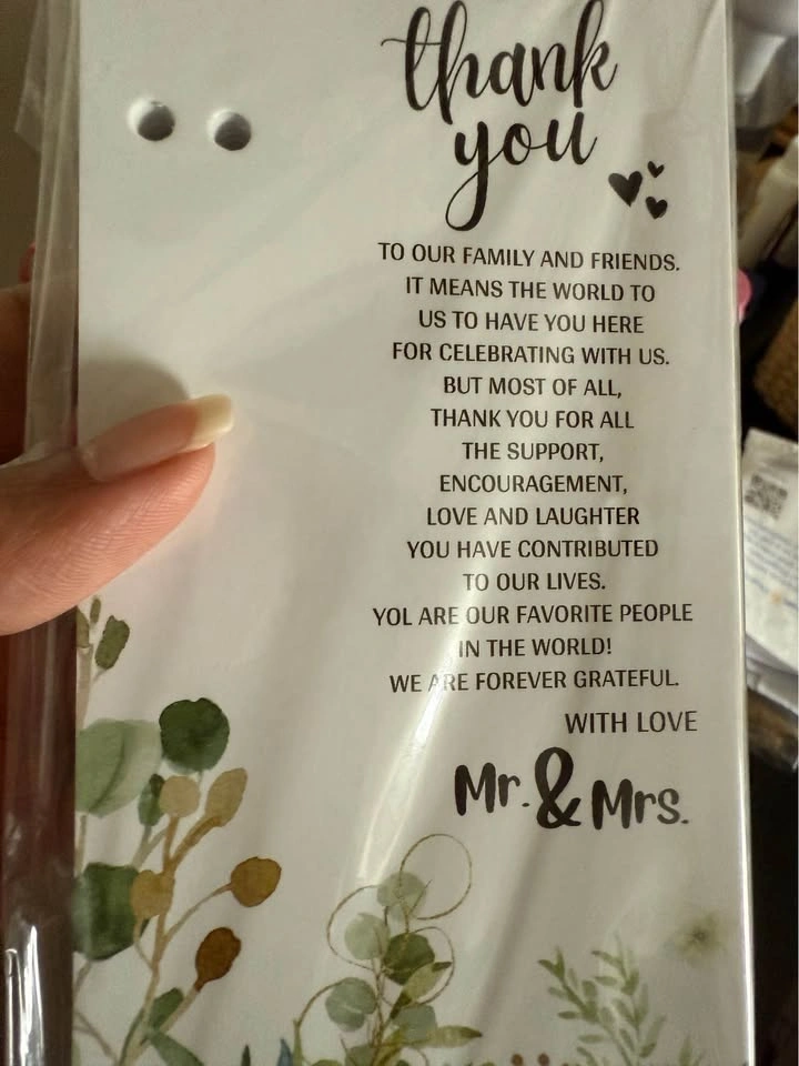 Wedding Favor Kit with Gold Spoons, Twine, and Signs - photo 3