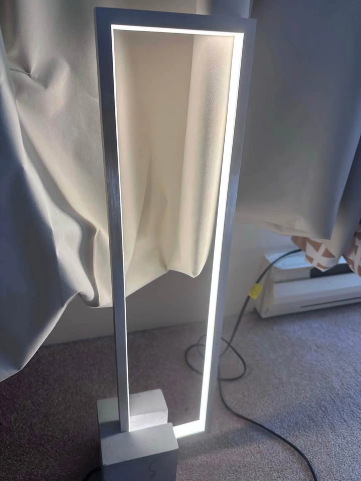 Lite Source Fantica Gray Cement Base LED Table Lamp - photo 2
