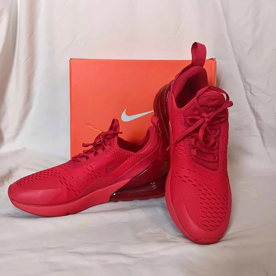 Nike Air Max 270 "Triple Red" – Size US Men 7.5 / Women 9