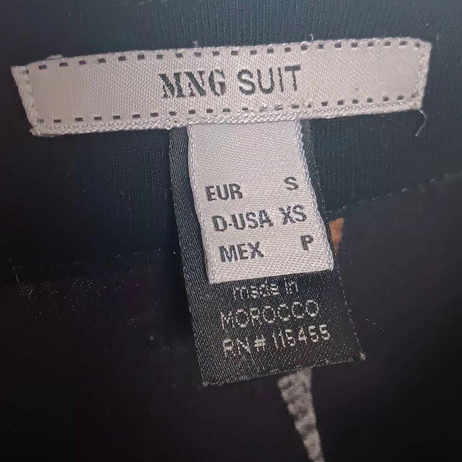 MANGO Suit Vintage Patterned Midi Dress - Size XS - photo 4