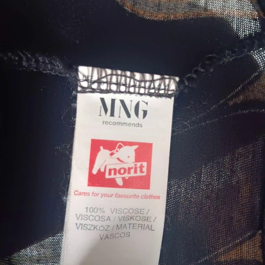 MANGO Suit Vintage Patterned Midi Dress - Size XS - photo 5
