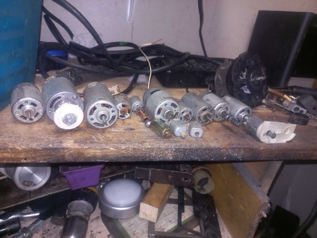 Assorted DC Electric Motors