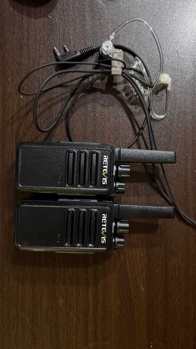 Retevis Two-Way Radios (no charger)