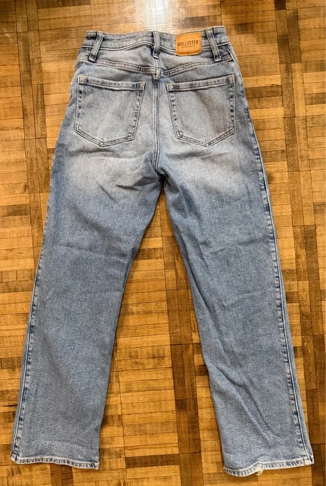 Hollister Ultra High-Rise Dad Jeans — Light Wash, 00S - photo 3