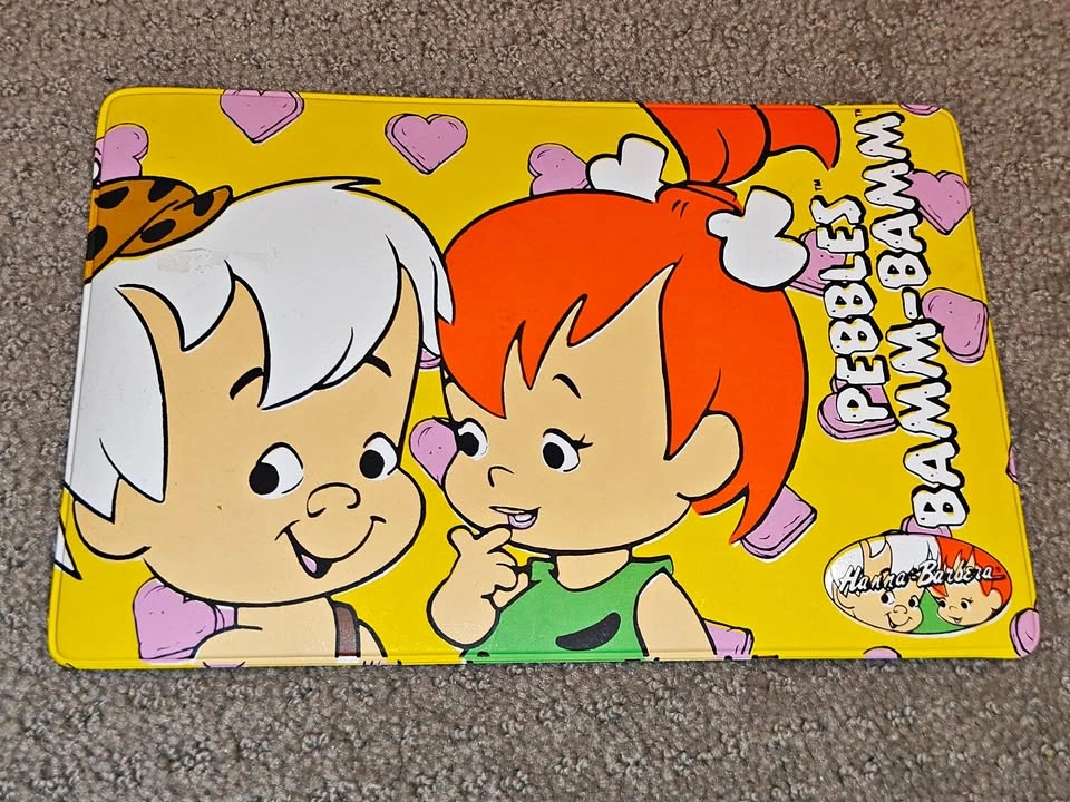 Vintage The Flintstones Pebbles & Bamm-Bamm Small Placemat