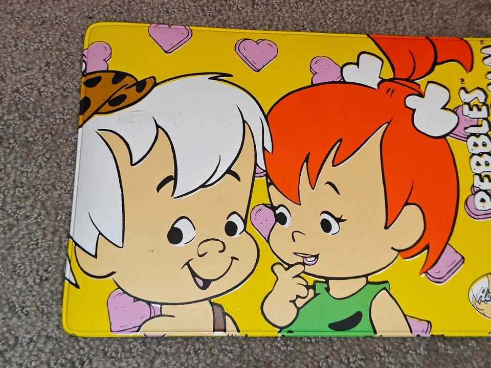 Vintage The Flintstones Pebbles & Bamm-Bamm Small Placemat - photo 2