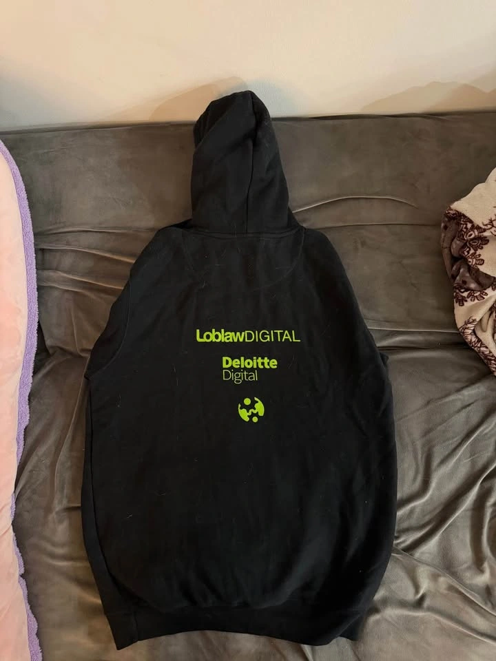 Loblaw Digital Hackathon Hoodie Size Medium Unisex - photo 2